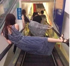 エスカレーターすぐに乗れますか？