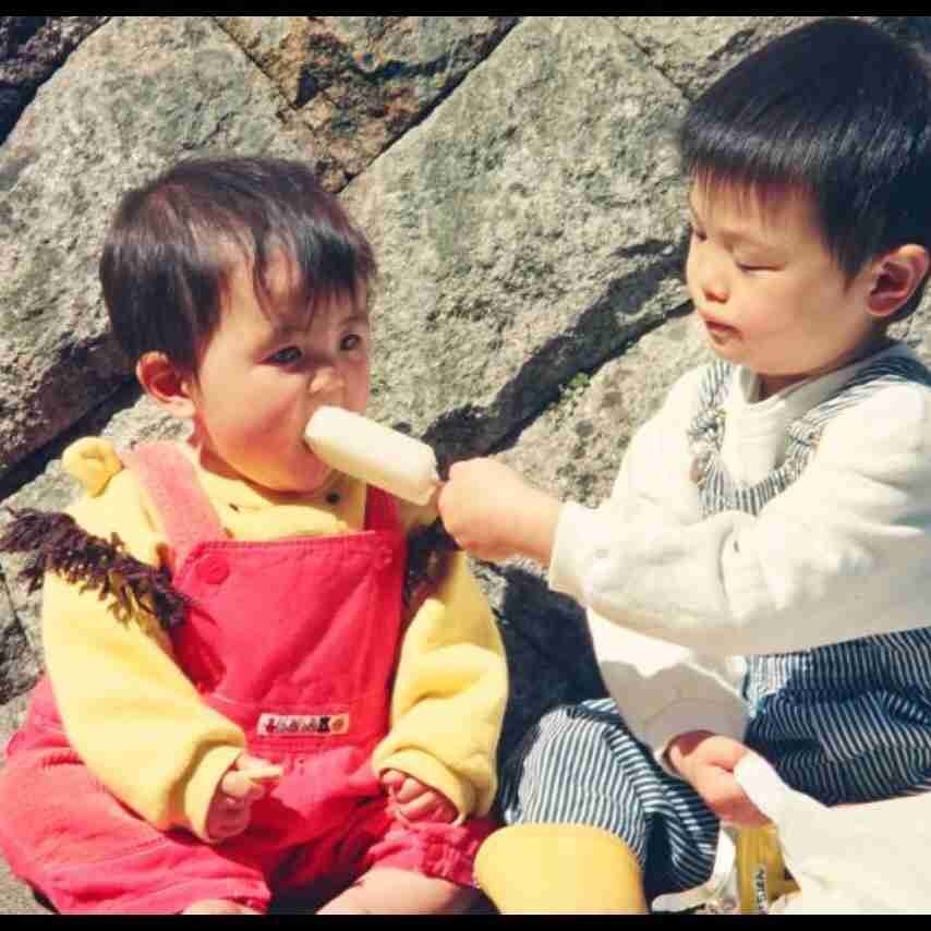 子供の微笑ましい画像