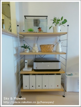 人目につく部屋にある棚の魅せ方