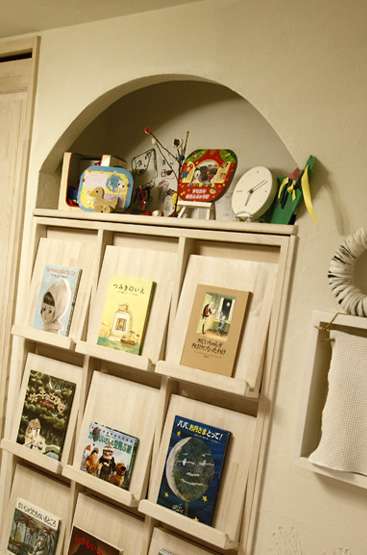 人目につく部屋にある棚の魅せ方