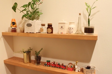 人目につく部屋にある棚の魅せ方