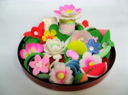 お盆のお供え物