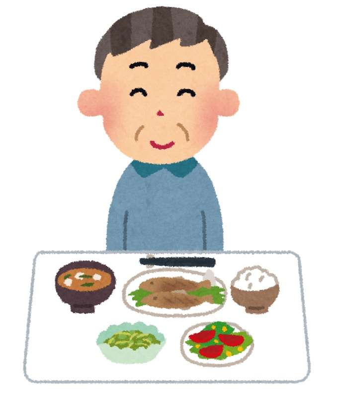 少食で偏食の夫。