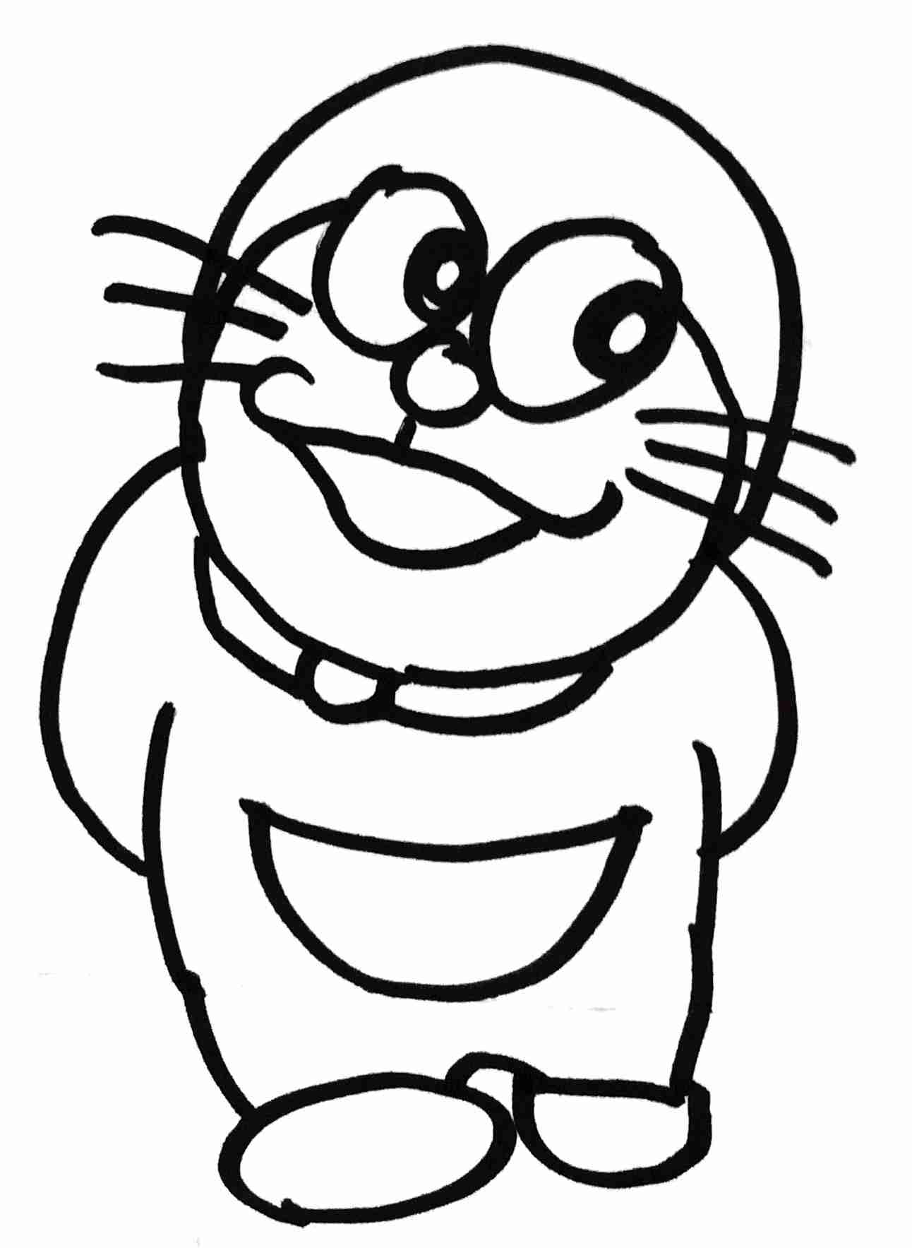 ドラえもんを何も資料見ないで描いてみよう