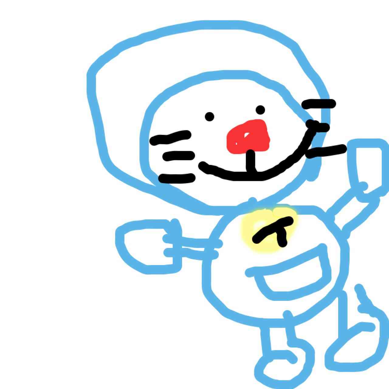 ドラえもんを何も資料見ないで描いてみよう