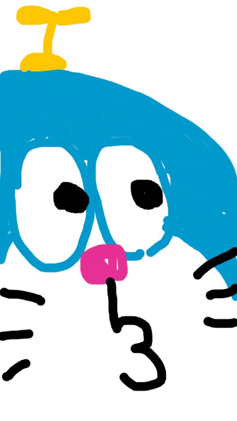 ドラえもんを何も資料見ないで描いてみよう