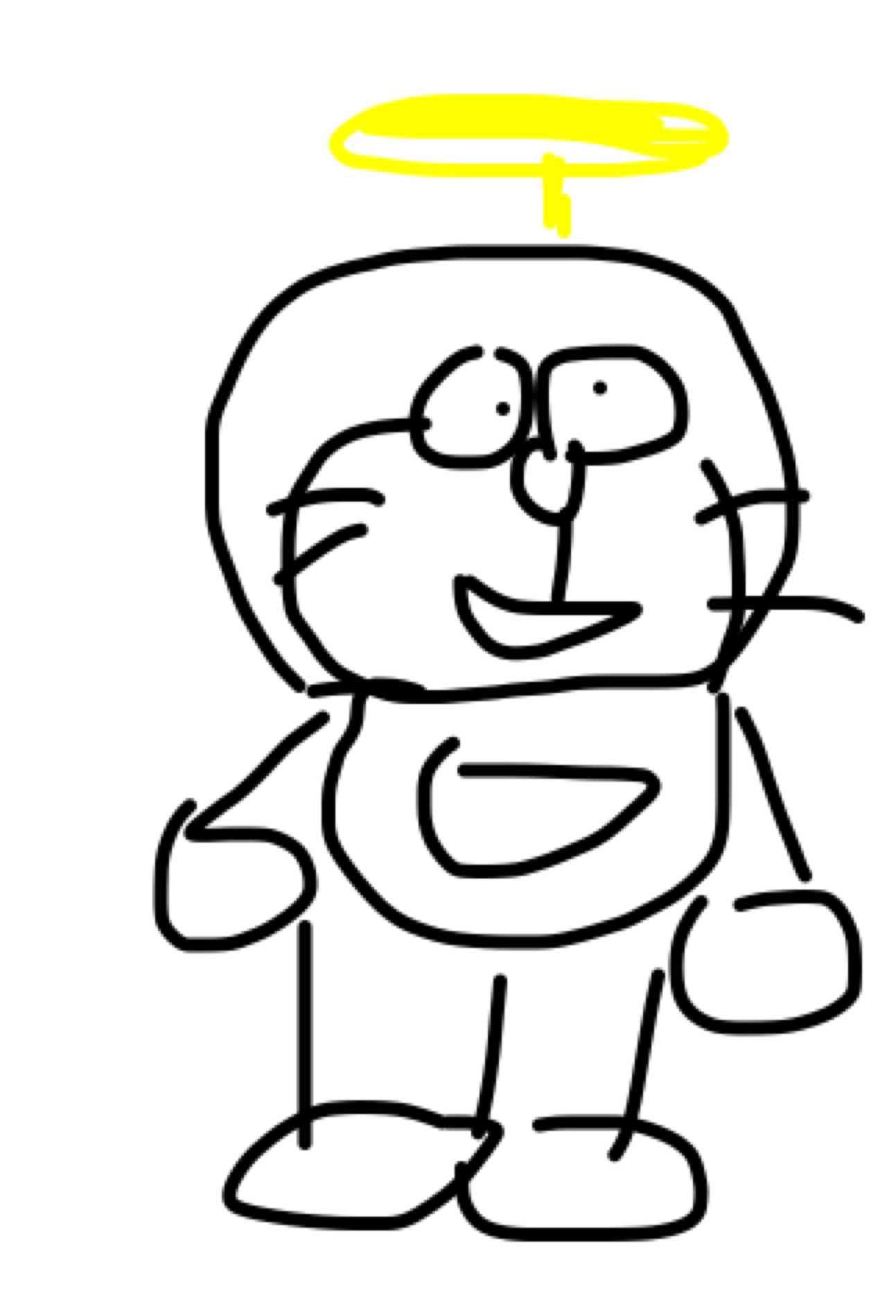 ドラえもんを何も資料見ないで描いてみよう
