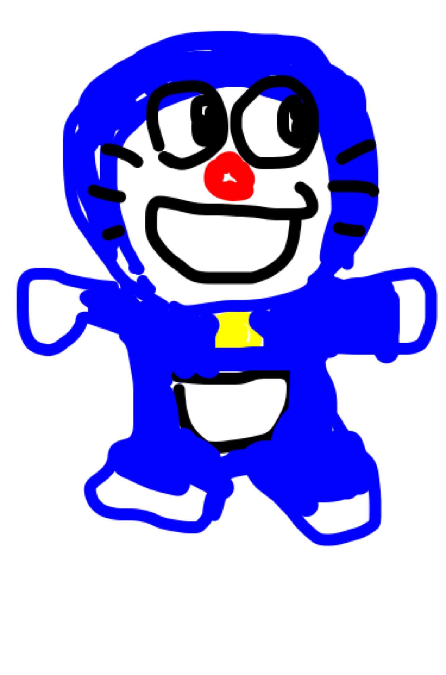 ドラえもんを何も資料見ないで描いてみよう