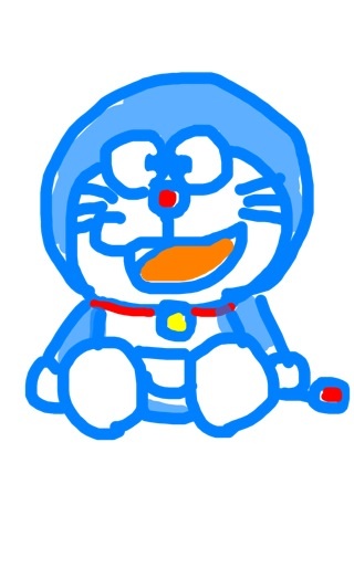 ドラえもんを何も資料見ないで描いてみよう