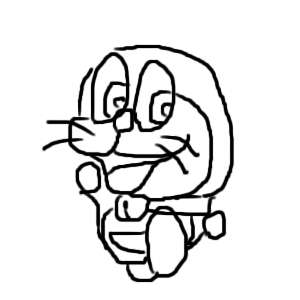 ドラえもんを何も資料見ないで描いてみよう