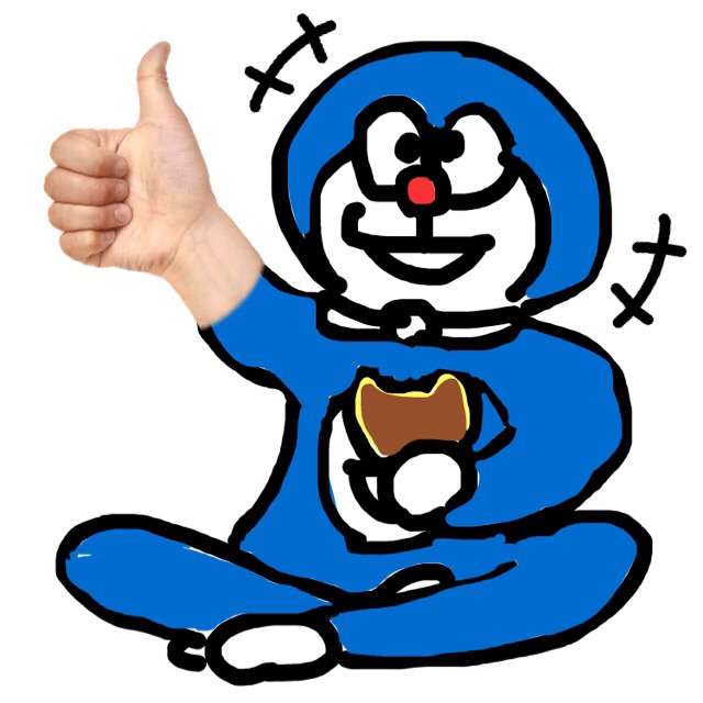 ドラえもんを何も資料見ないで描いてみよう