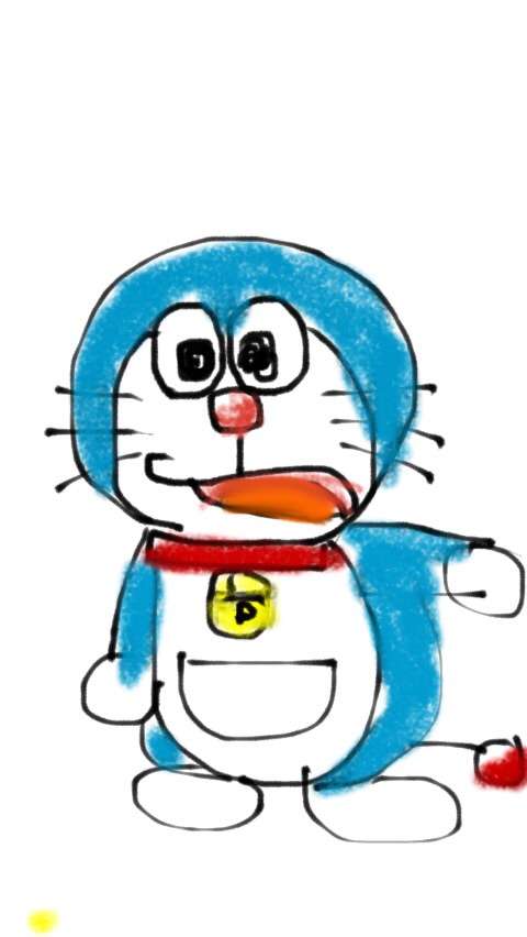 ドラえもんを何も資料見ないで描いてみよう