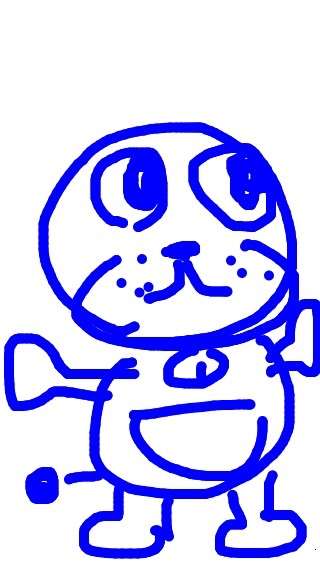 ドラえもんを何も資料見ないで描いてみよう