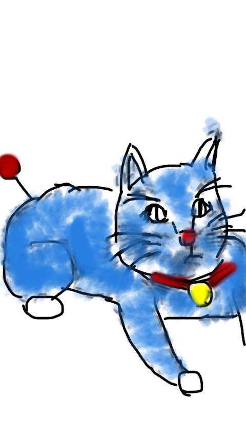 ドラえもんを何も資料見ないで描いてみよう