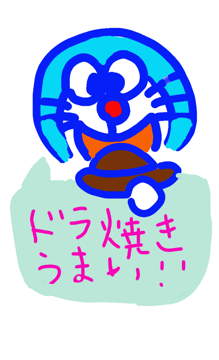 ドラえもんを何も資料見ないで描いてみよう