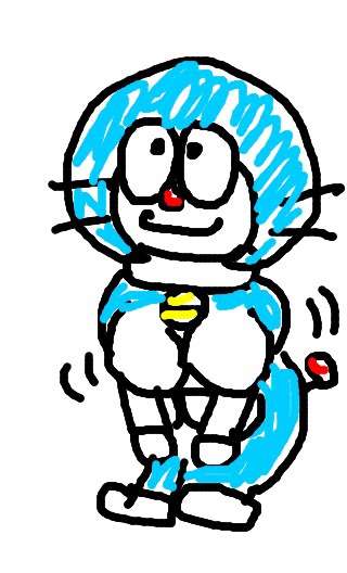 ドラえもんを何も資料見ないで描いてみよう