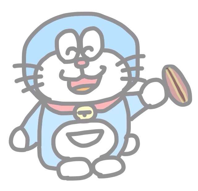 ドラえもんを何も資料見ないで描いてみよう