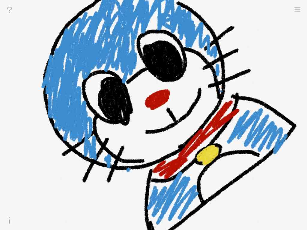 ドラえもんを何も資料見ないで描いてみよう