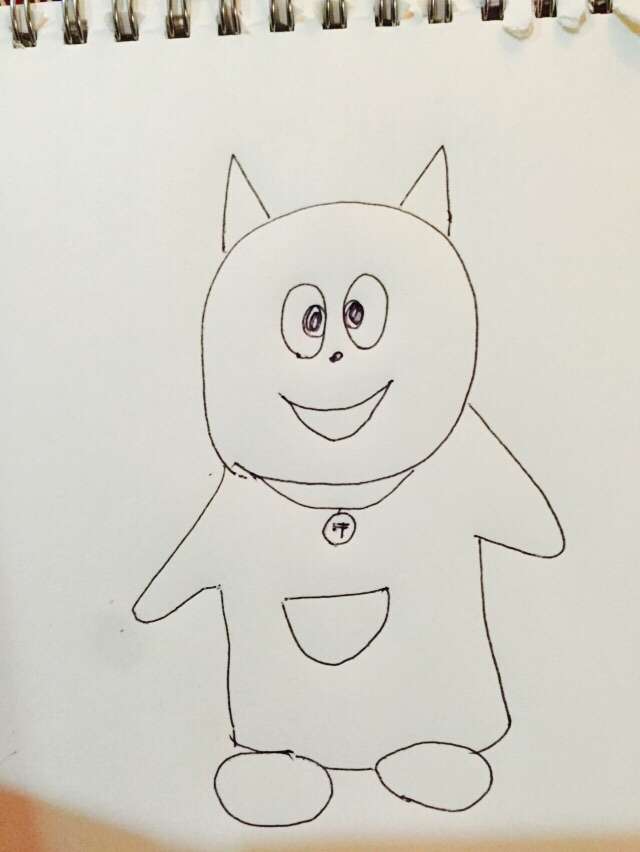 ドラえもんを何も資料見ないで描いてみよう