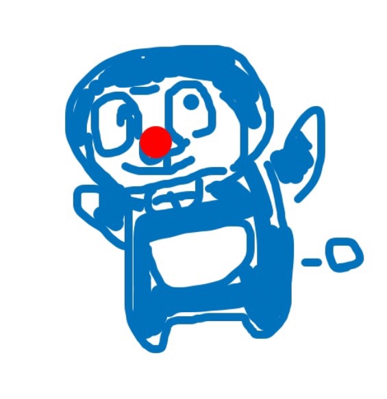 ドラえもんを何も資料見ないで描いてみよう