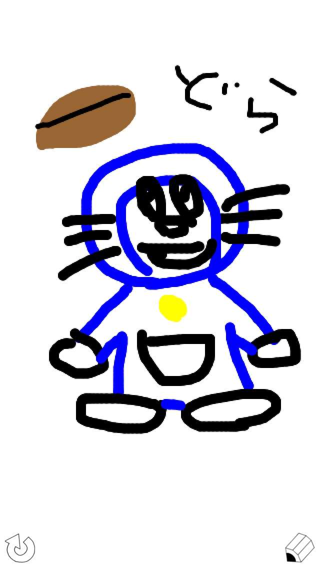 ドラえもんを何も資料見ないで描いてみよう