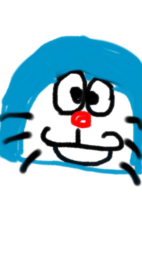 ドラえもんを何も資料見ないで描いてみよう