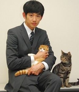 イケメンと猫を貼るトピ