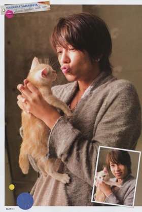 イケメンと猫を貼るトピ