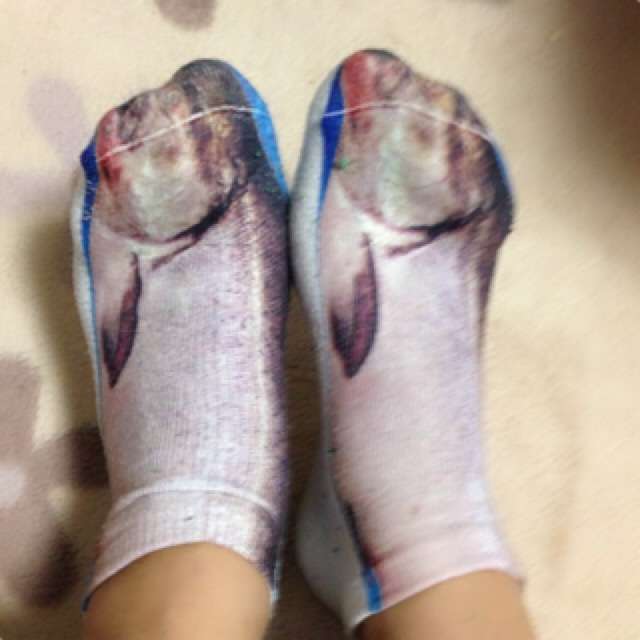 可愛い靴下の画像ください。
