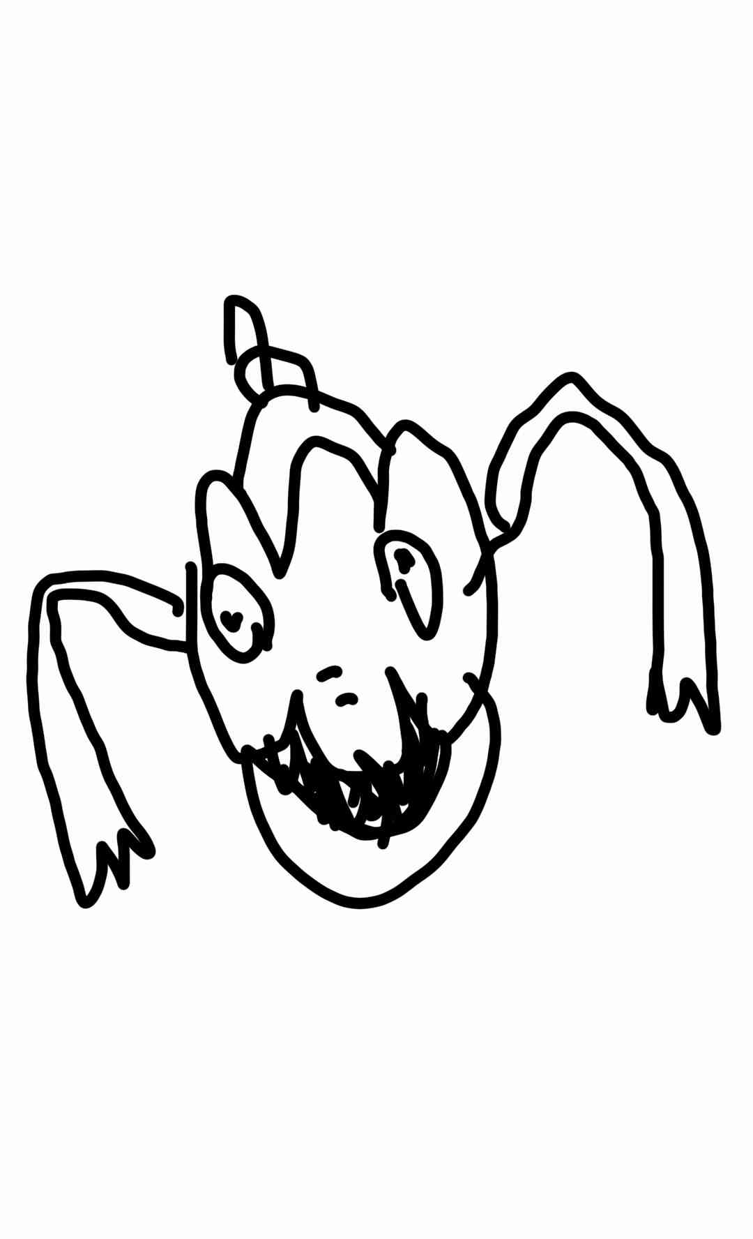 キャラクターを利き手の逆の手で描いて何かわかったら+