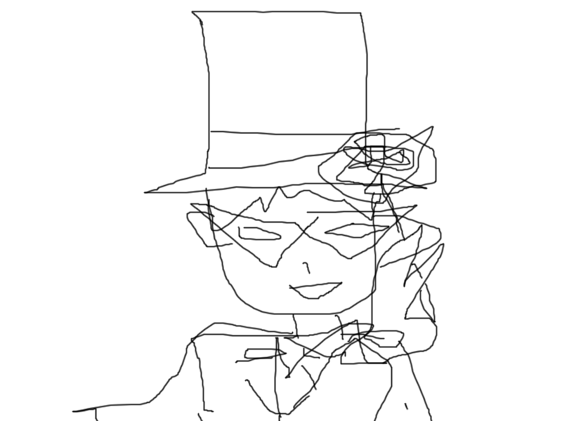 キャラクターを利き手の逆の手で描いて何かわかったら+