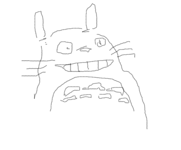 キャラクターを利き手の逆の手で描いて何かわかったら+