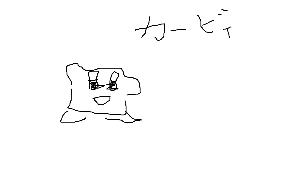 キャラクターを利き手の逆の手で描いて何かわかったら+