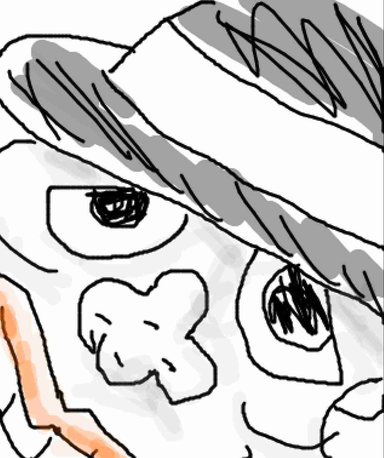 キャラクターを利き手の逆の手で描いて何かわかったら+