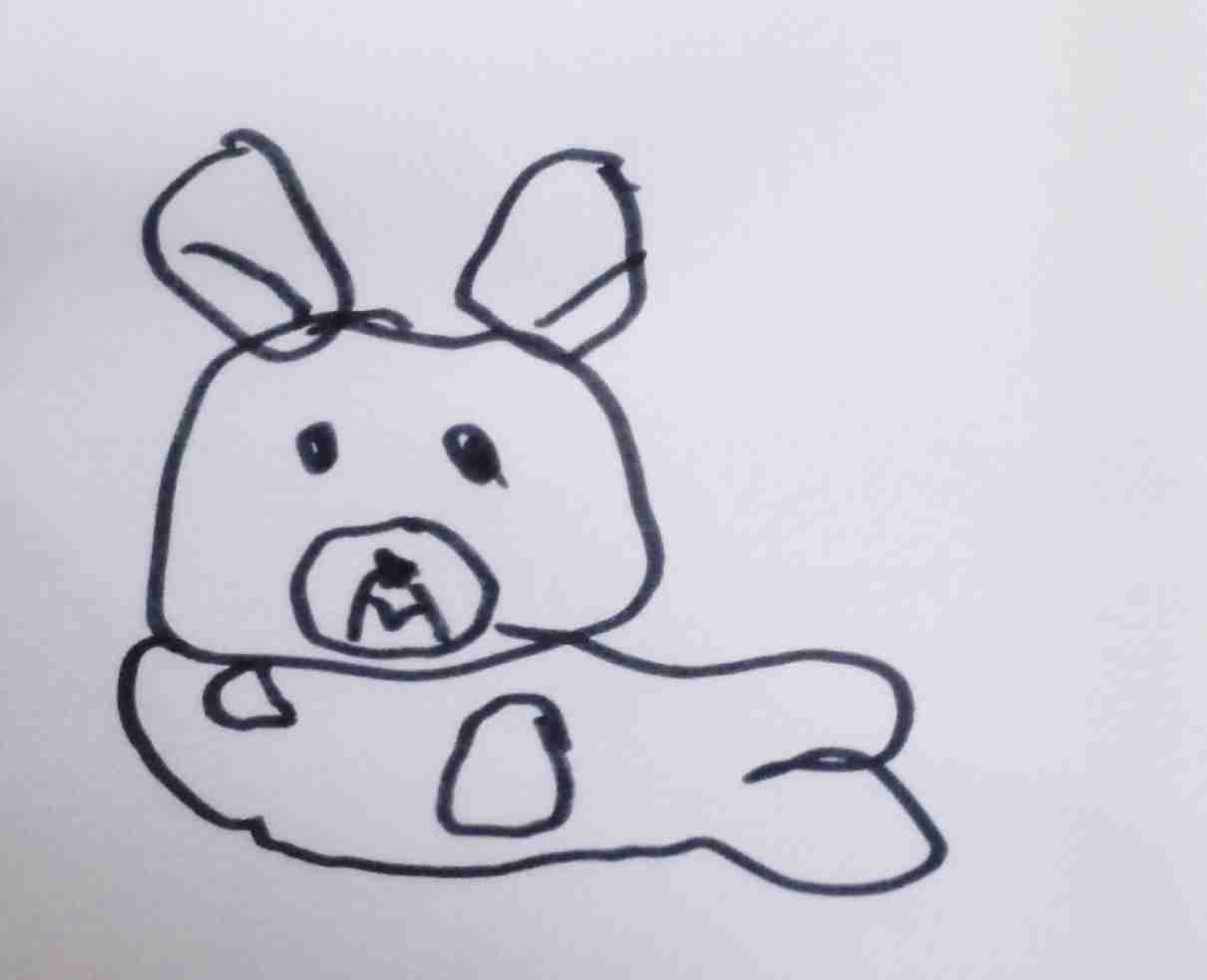 キャラクターを利き手の逆の手で描いて何かわかったら+