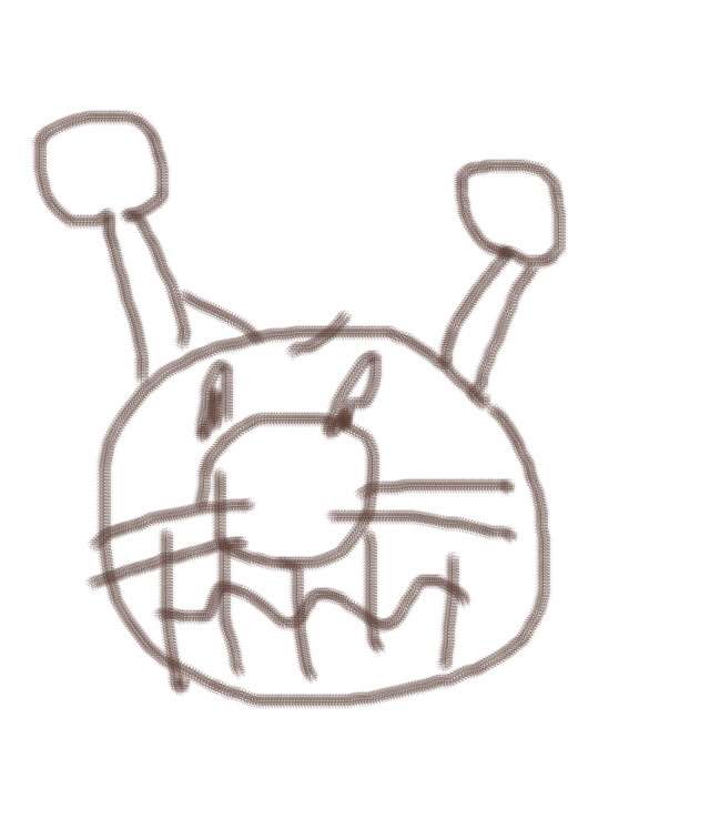 キャラクターを利き手の逆の手で描いて何かわかったら+