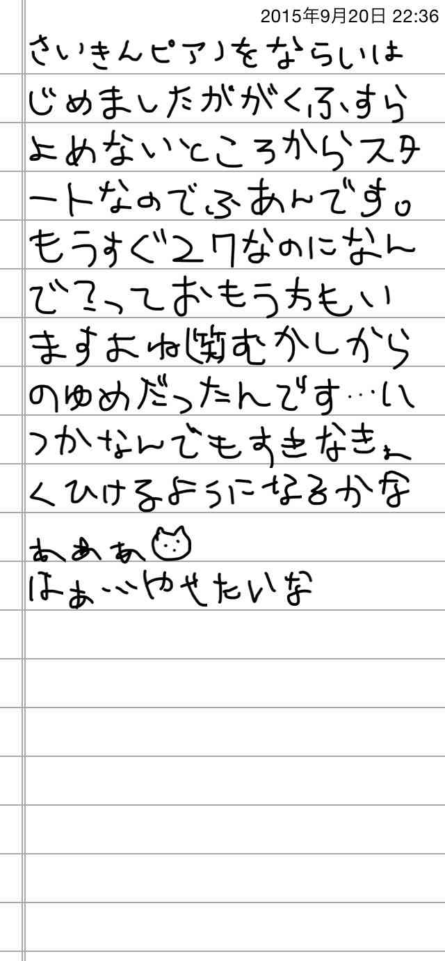 できるだけ文字入力をせずに手書きの文章と絵で話すトピ