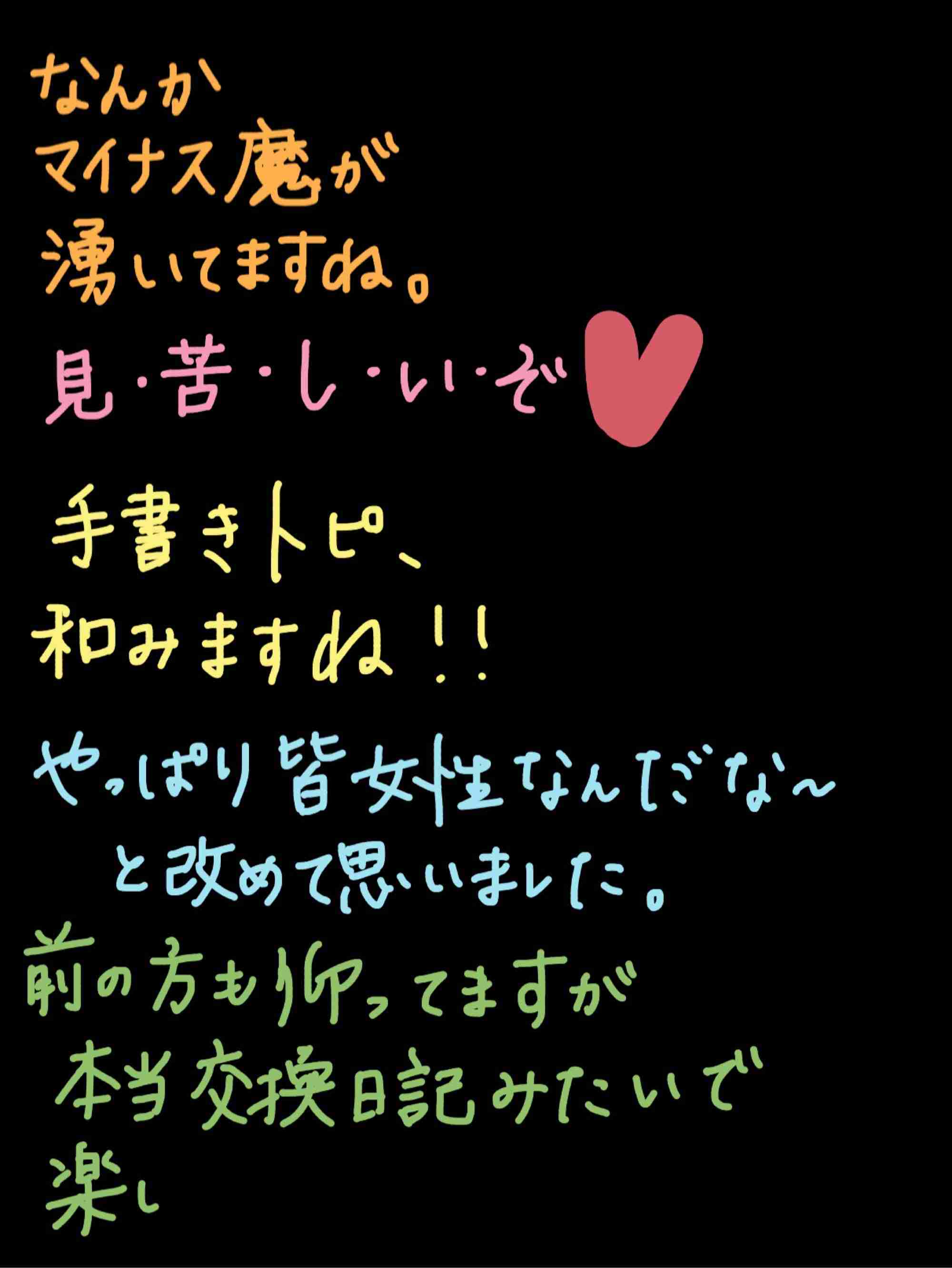 できるだけ文字入力をせずに手書きの文章と絵で話すトピ