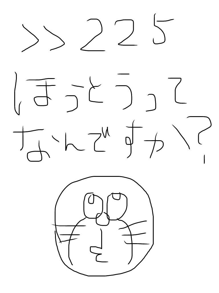 できるだけ文字入力をせずに手書きの文章と絵で話すトピ