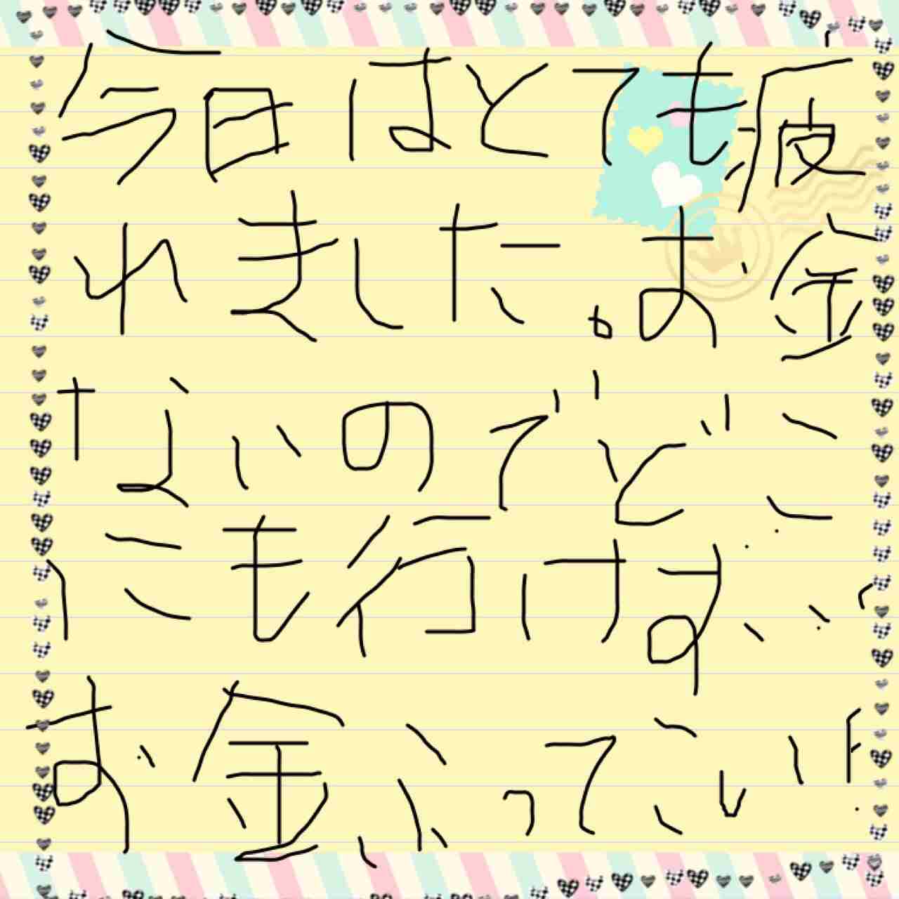 できるだけ文字入力をせずに手書きの文章と絵で話すトピ