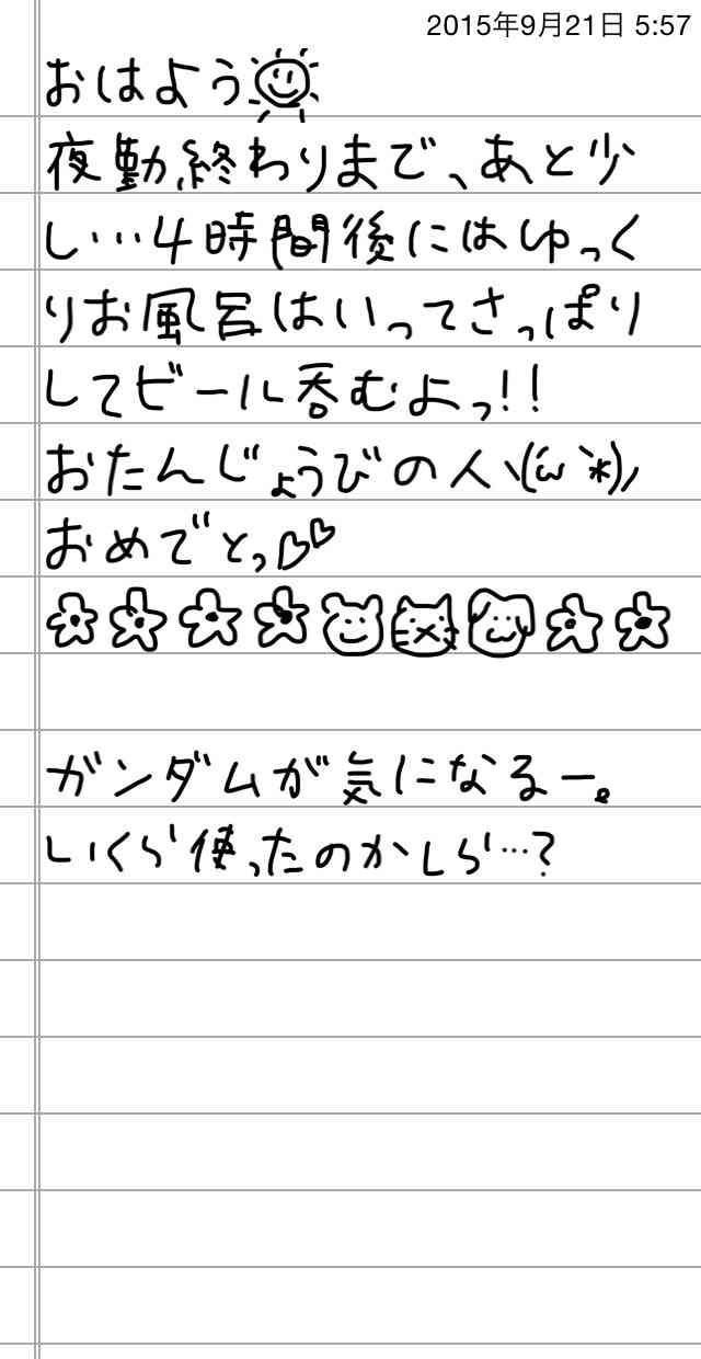 できるだけ文字入力をせずに手書きの文章と絵で話すトピ