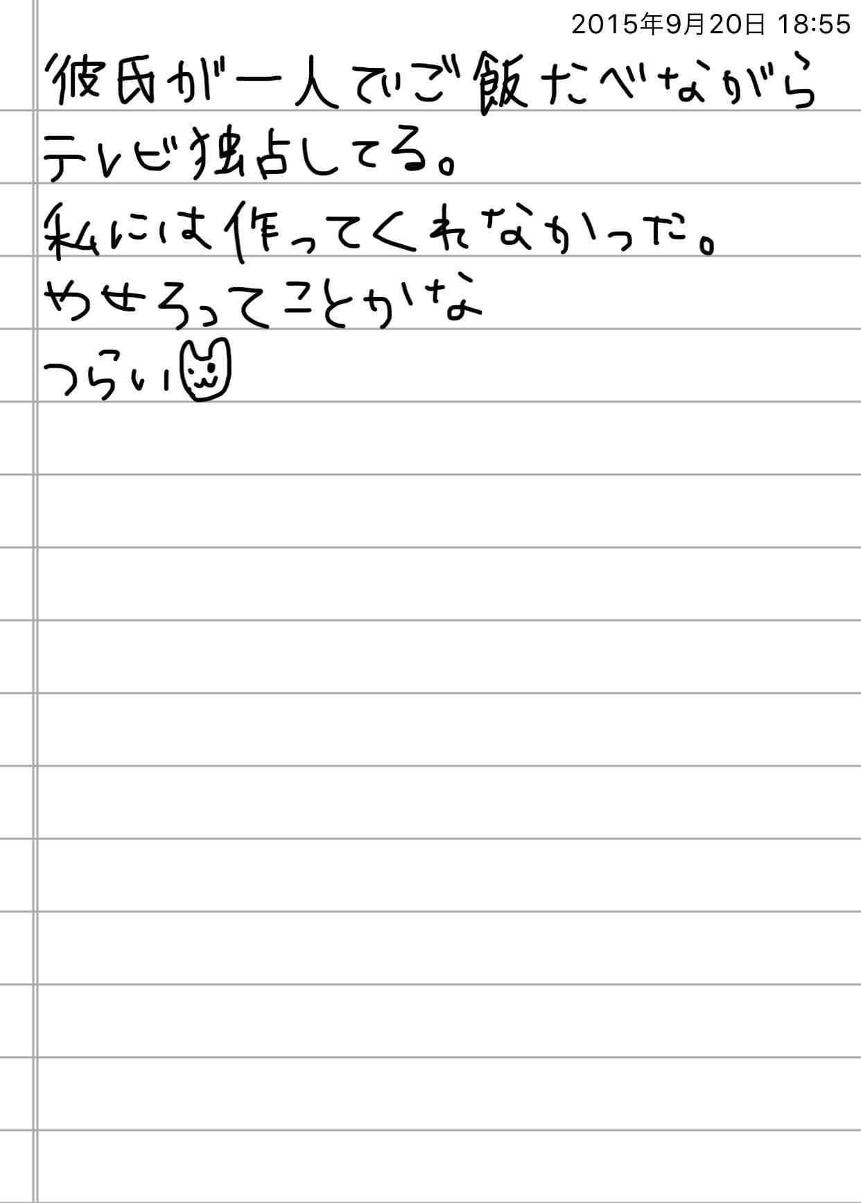 できるだけ文字入力をせずに手書きの文章と絵で話すトピ