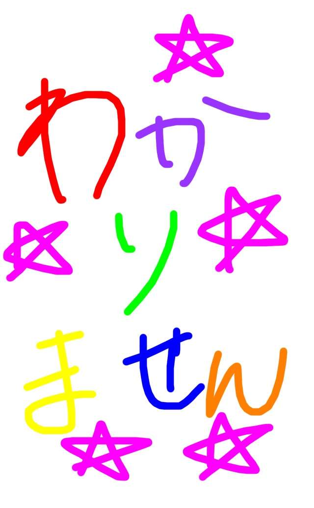 できるだけ文字入力をせずに手書きの文章と絵で話すトピ