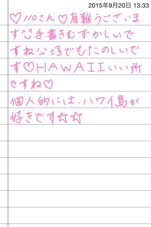 できるだけ文字入力をせずに手書きの文章と絵で話すトピ