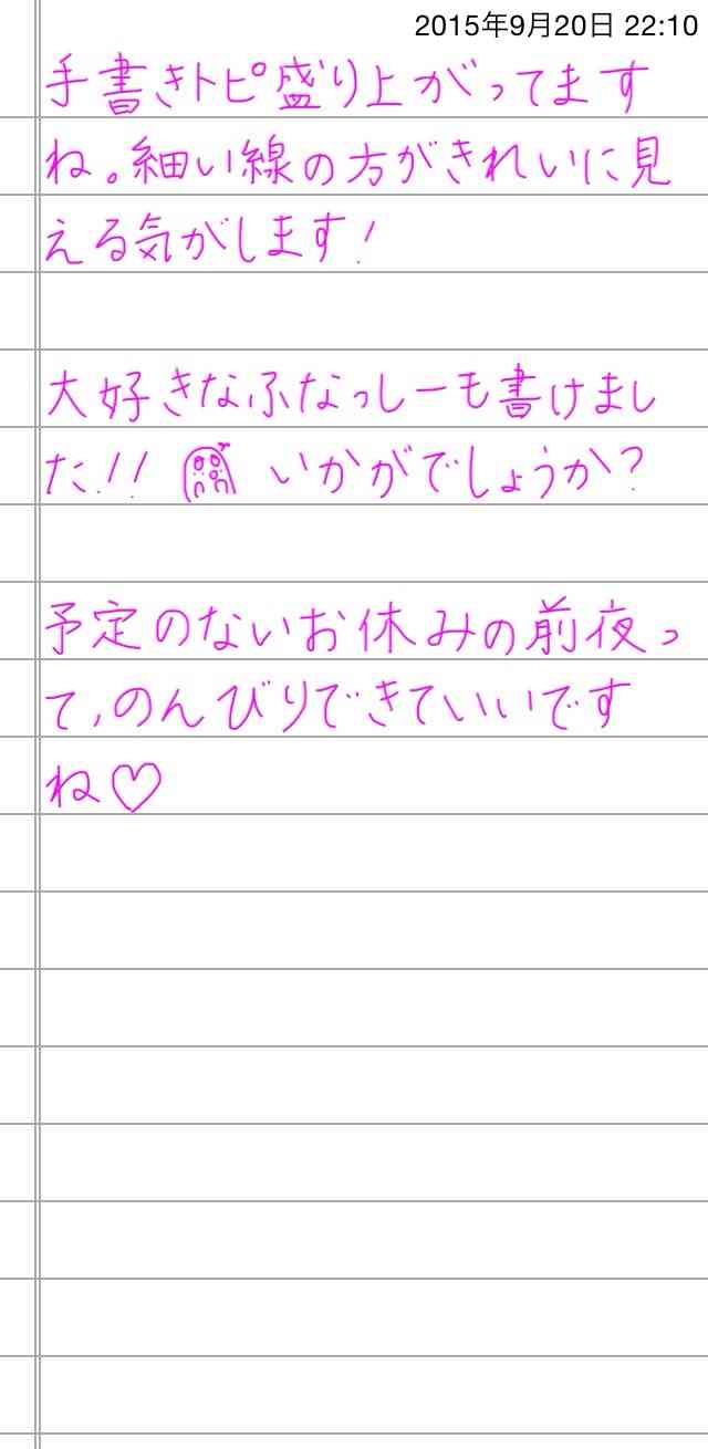 できるだけ文字入力をせずに手書きの文章と絵で話すトピ
