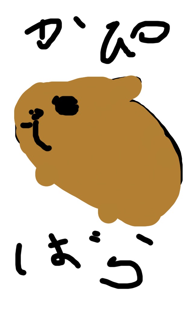 できるだけ文字入力をせずに手書きの文章と絵で話すトピ