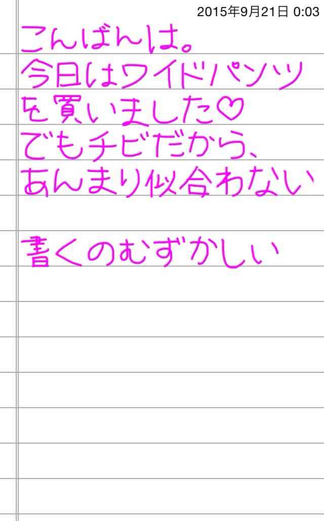 できるだけ文字入力をせずに手書きの文章と絵で話すトピ