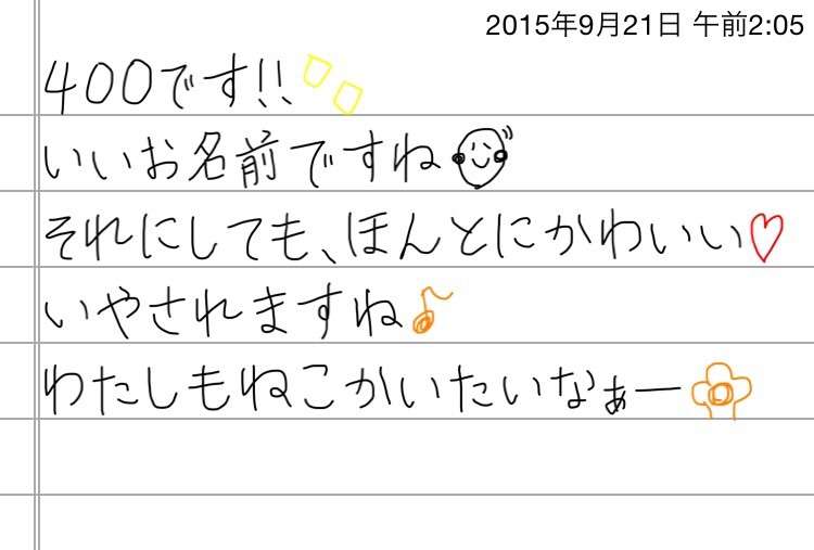 できるだけ文字入力をせずに手書きの文章と絵で話すトピ