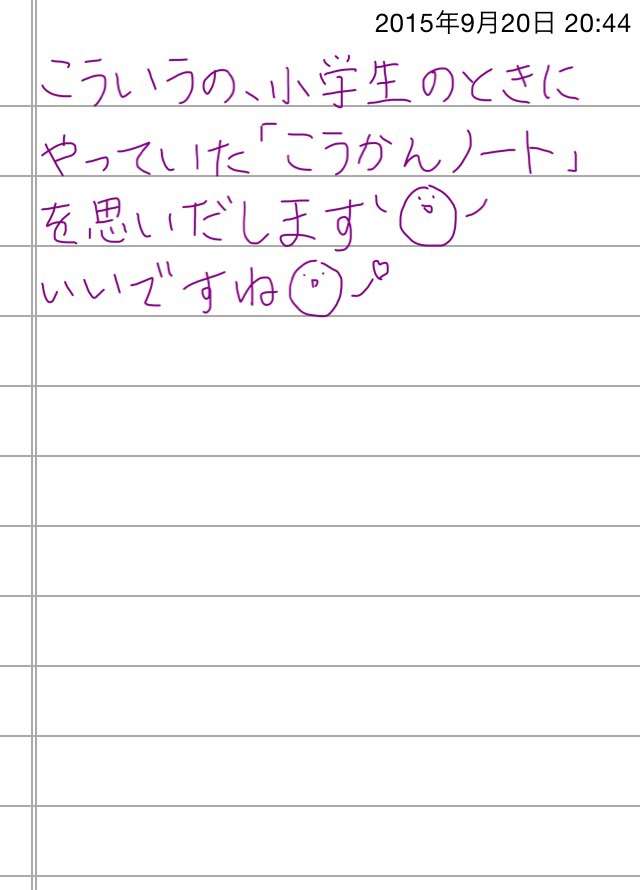 できるだけ文字入力をせずに手書きの文章と絵で話すトピ