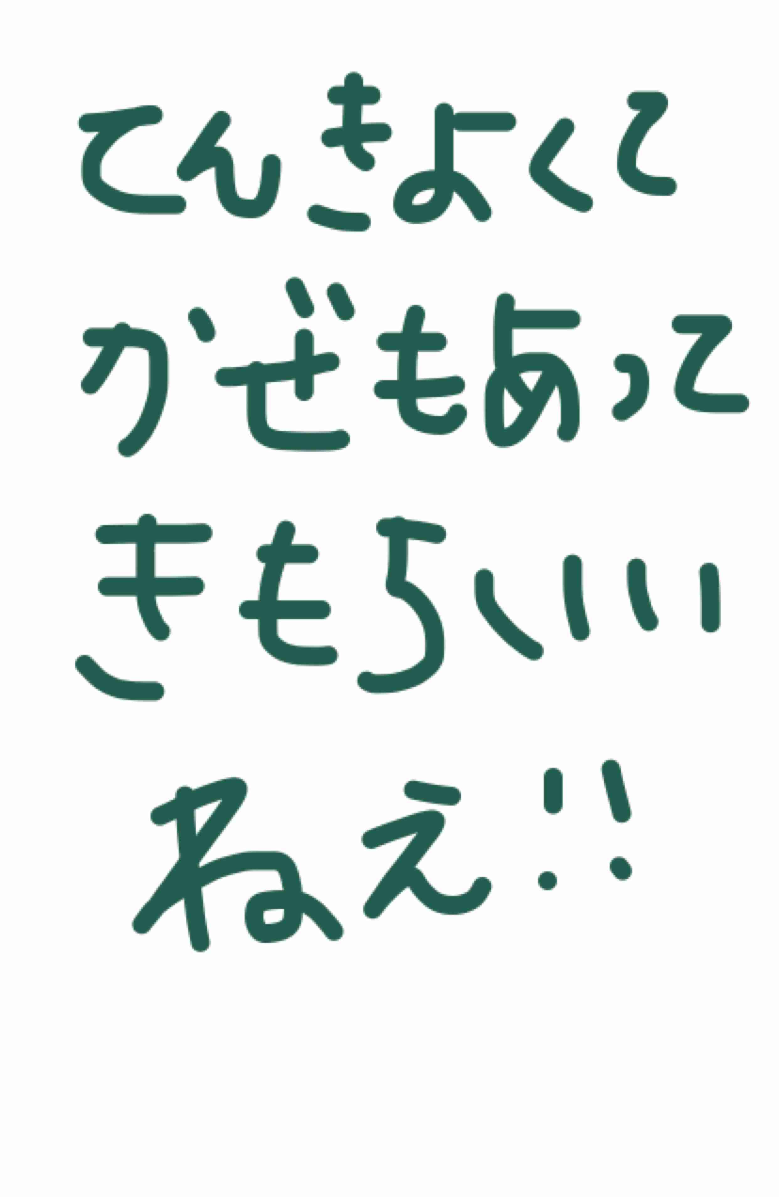 できるだけ文字入力をせずに手書きの文章と絵で話すトピ